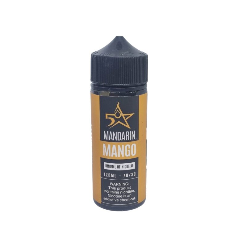 Esencia FiveStar Mandarín Mango 120ml. 0% Nic.
