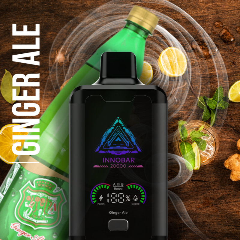 Vaporizador Desechable Innobar 20000 Puffs – Ginger Ale