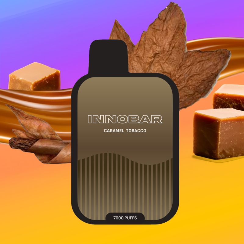 Vaporizador Desechable Innobar 7000 Puffs – Caramel Tobacco